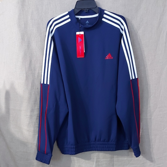 Adidas usa golf pullow sweaters size X-Large color blue Long sleeves  crewneck - Picture 10 of 16